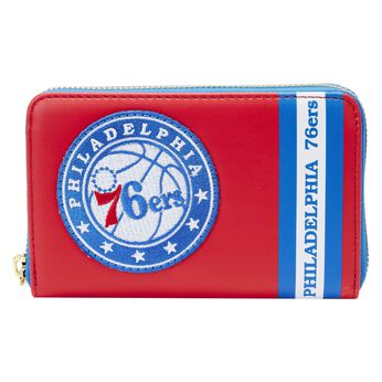NBA Philadelphia 76ers Patch Icons Zip Around Wallet, Image 1